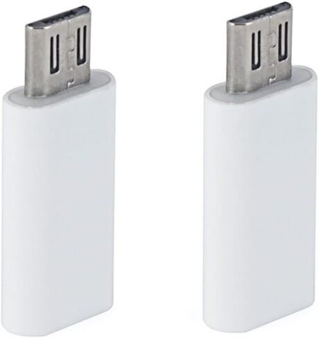 TEHAUX 2pcs Type C Female to Micro USB Data Adapter for Phone Laptop in Saudi Arabia
