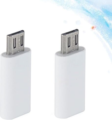 TEHAUX 2pcs Type C Female to Micro USB Data Adapter for Phone Laptop in Saudi Arabia