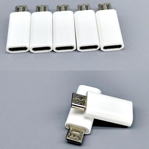 TEHAUX 2pcs Type C Female to Micro USB Data Adapter for Phone Laptop in Saudi Arabia