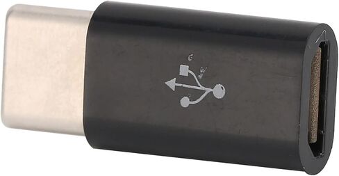 Fabater Micro USB to TypeC Adapter, Fast Charging, Data Transfer, ABS (#1) in Saudi Arabia
