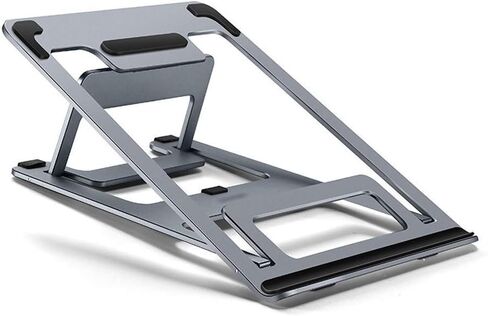 Ergonomic Aluminium Portable Foldable Cooling Stand for 12"-17" Laptops, Notebook PC in Saudi Arabia