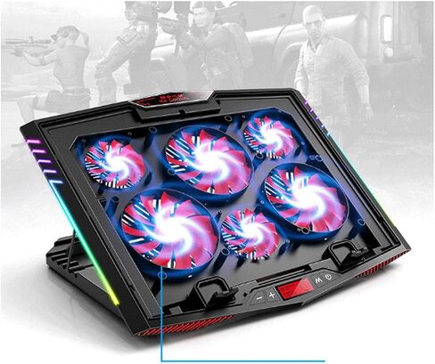Notebook Computer Cooling Pad Silent Fan Water Power Supply, Horizontal Adjustable Mounting Bracket in Saudi Arabia
