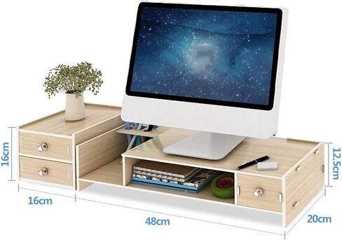 Computer Stand Display Heightening baseComputer Stand Table Keyboard Base Desktop Storage Display Heightening in Saudi Arabia