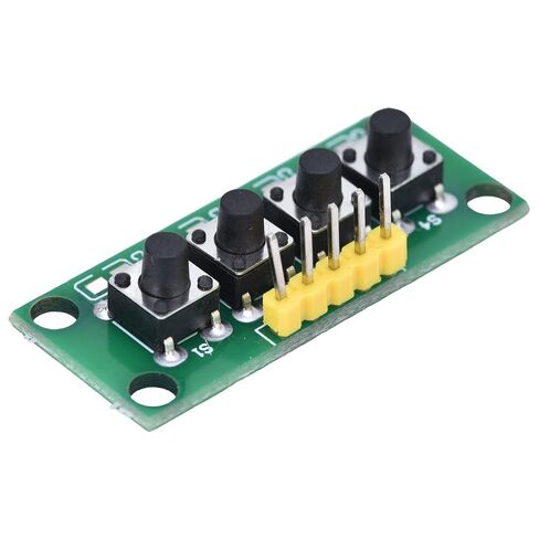 4 Pin Keyboard Module, 4 Pin Keyboard Module 4 Independent Buttons Keypad Control Switch for Electronic Experiment with, Single Board Computers in Saudi Arabia