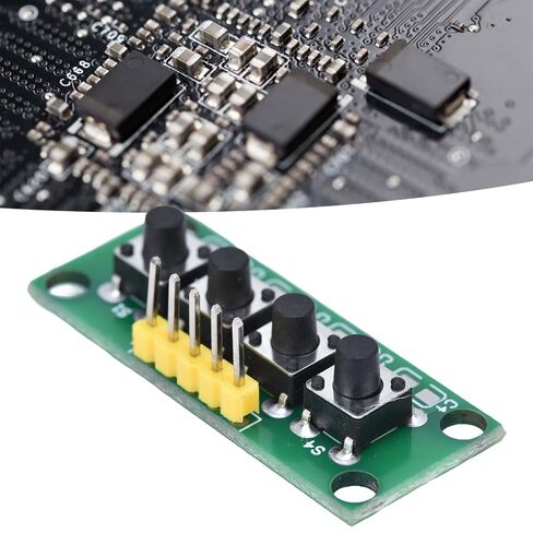 4 Pin Keyboard Module, 4 Pin Keyboard Module 4 Independent Buttons Keypad Control Switch for Electronic Experiment with, Single Board Computers in Saudi Arabia