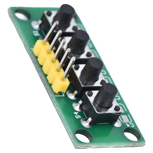 4 Pin Keyboard Module, 4 Pin Keyboard Module 4 Independent Buttons Keypad Control Switch for Electronic Experiment with, Single Board Computers in Saudi Arabia
