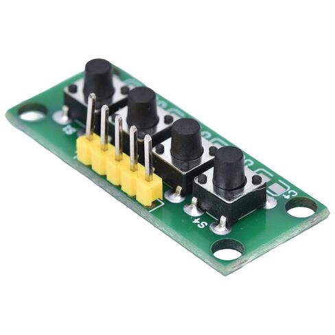 4 Pin Keyboard Module, 4 Pin Keyboard Module 4 Independent Buttons Keypad Control Switch for Electronic Experiment with, Single Board Computers in Saudi Arabia