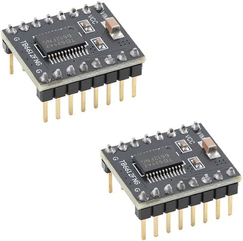 2Pcs TB6612 Motor Driver Module TB6612FNG Dual-Channel DC Motor Controller Board PWM Stepless Speed Control Board for Balance Robot Accessories Soldered in Saudi Arabia