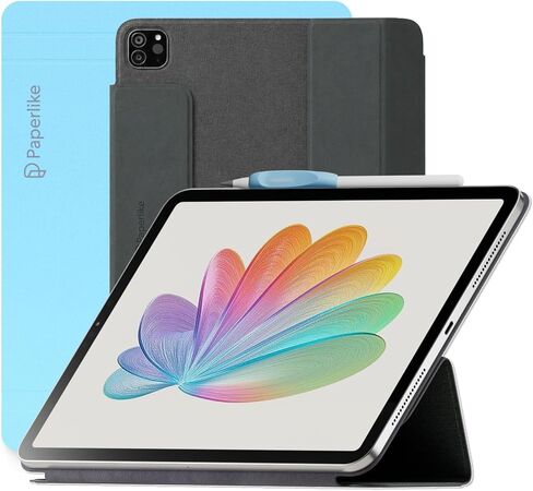 حافظة Paperlike's Folio لجهاز iPad Pro 11 بوصة (2020/21/22) وiPad Air 10.9 بوصة (2020/22) - حافظة خفيفة الوزن ونحيفة وواقية مع شحن قلم Apple، وخاصية النوم/الاستيقاظ التلقائي، وألياف دقيقة من الداخل in Saudi Arabia