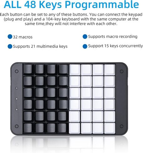 Koolertron One Handed Mechanical Gaming Keyboard in Saudi Arabia