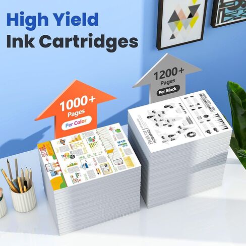 910 910XL Ink Cartridges Combo Pack Compatible for HP 910 Ink 8025e 4 PACK in Saudi Arabia
