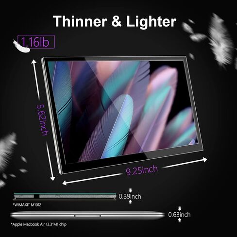 WIMAXIT 10.1" Raspberry Pi Touch Screen Portable Monitor, 1024X600 IPS Mini Small HDMI Display for Raspberry Pi 5 4 3 2 Zero B+ Model B Xbox PS4 iOS Windows 7/8/10, No Driver Required in Saudi Arabia