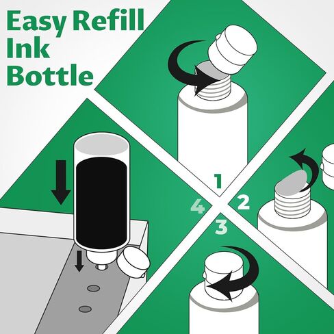 31 32XL Black Ink Bottle Set for Smart Tank 5101 7602 6001 Ink Refill, Compatible with HP 31 Ink 32XL Black Ink Bottle for Smart Tank 5101 5000 5102 7301 7001 5103 Plus 651 551 570 455 450 Printer in Saudi Arabia