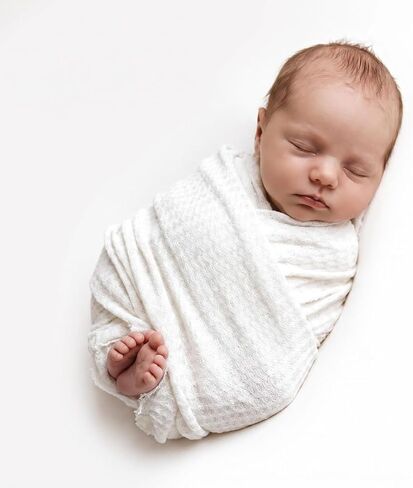 Newborn Posing Wraps Newborn Photography Prop Boy Soft Stretch Knit Blanket in Saudi Arabia