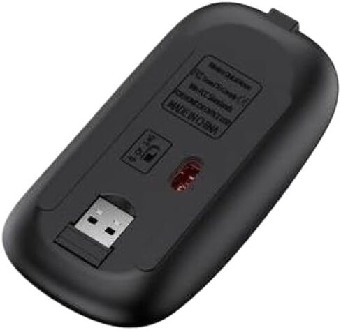 Wireless Keyboard Mouse Combo Rechargeable Full Size 5.0 & 2.4G Gray Compatible with Notebook Laptop in Saudi Arabia