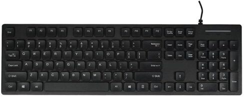Wired Keyboard and Mouse Set KM200 USB Interface Compatible with Desktop Computers Laptops Business and Home Use Black in Saudi Arabia
