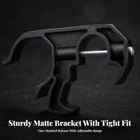 Vehicle Side Mount Bracket for 2018 2025 SUV Trail Models Seat Side Flashlight Mount with Clamp Style Construction and Curved Retaining Sections in Saudi Arabia