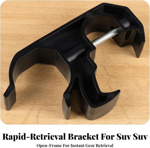 Vehicle Side Mount Bracket for 2018 2025 SUV Trail Models Seat Side Flashlight Mount with Clamp Style Construction and Curved Retaining Sections in Saudi Arabia