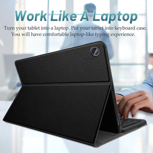 Backlit Touchpad Keyboard Case for T-Mobile REVVL Tab 2 Tablet 10.1 Inch 2025, 3-Zone Backlit Wireless Trackpad Keyboard with Protective Slim Stand Case for 10.1" T-Mobile Revvl Tab 2 5G in Kuwait