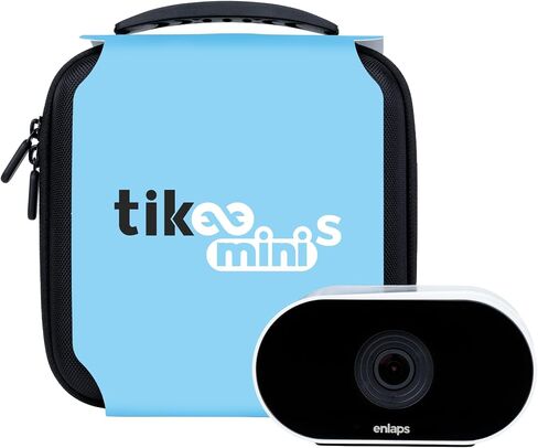 Enlaps Tikee mini S - 12MP 4K Autonomous Timelapse Smart Camera, 120° Wide Angle, 4G/LTE WiFi, Remote Monitoring, IP66, Ideal for Renovation, Indoor & Outdoor, Waterproof Connector in Saudi Arabia