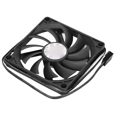 Cooling Fan, 80 x 80 x 10mm Computer Case Cooler Fan, 4pin PWM Silent Computer Fan, Ultra Thin Computer Case Fan Chassis Fan with Screw Bag for Computer Chassis in Kuwait