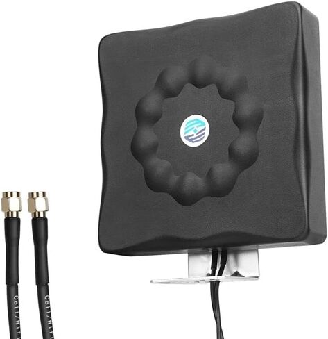 Maswell 5G Antenna Outdoor 2X2 MIMO | Up to 7.5dBi Cellular 600-8000MHz Omni Cross Polarized 4G LTE UWB 5G NR External Aerial with WiFi 6E for Caravan Home Rugged Router Modem | 2X SMA-Male in Saudi Arabia