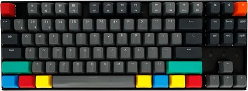 10-Piece Multi-Color MacOS Keycap Set Compatible with Keychron K2/V1, Das Keyboard 4, and Ducky One 3 Mac Layout MX Switch Replacements in Saudi Arabia
