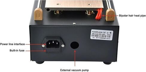 LCD Screen Separator Machine, 400w 8" Digital LCD Screen Separator, with Built-in Long-Lasting Vacuum Pump, 50°c~180c Temperature Adjustable, for Phone Touch Screen Repair in Saudi Arabia