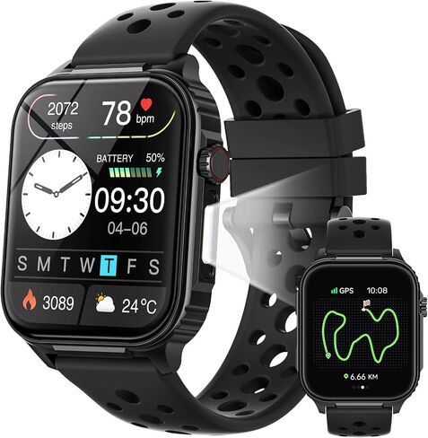 Parsonver GPS Smart Watch for Men (Answer/Make Calls), 10-Day Battery in Kuwait