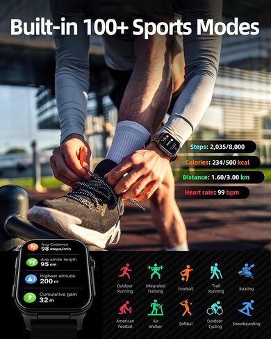 Parsonver GPS Smart Watch for Men (Answer/Make Calls), 10-Day Battery in Kuwait