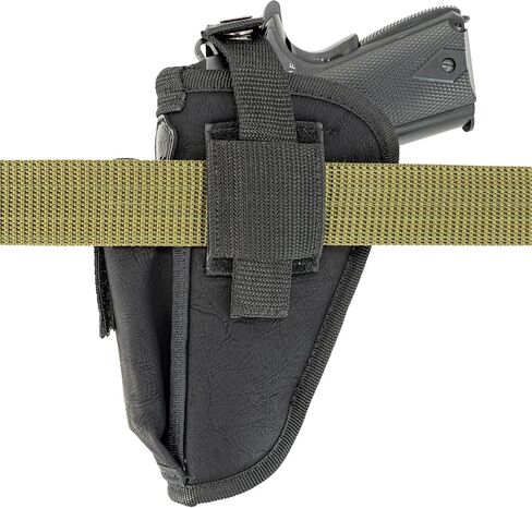 Maxx Carry Dual OWB Thumb Break Gun Belt Holster & IWB CCW For Taurus 1911 Full-Size 5-inch Barrel | Colt 1911 | Kimber 1911 | Ruger SR1911 and Other 5" 1911 Pistols. Ambidextrous with Mag Pouch. in Kuwait