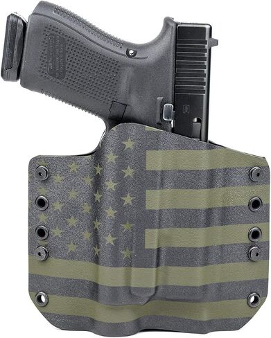 OWB TLR-1 Holster - USA OD Green & Black (Right-Hand, for Glock 20,21,37) in Saudi Arabia