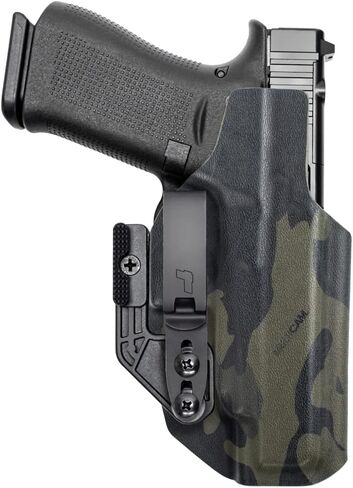 Tulster Oath IWB Kydex Holster fits: Glock 48 / MOS | Optic Compatible Inside the Waistband Appendix Concealed Carry in Saudi Arabia