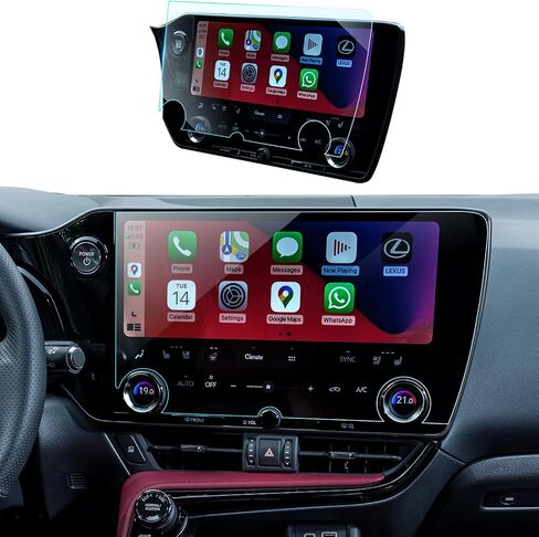 Lexus NX 350 Screen Protector for 2026 2025 2024 2023 2022 Lexus NX250/NX350/NX350h/NX450h+ Accessories 9H Tempered Glass GPS Navigation Touchscreen Protector HD Clear- 14 inch in Saudi Arabia