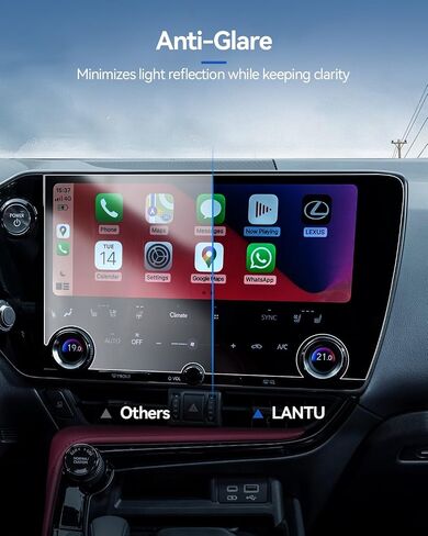 Lexus NX 350 Screen Protector for 2026 2025 2024 2023 2022 Lexus NX250/NX350/NX350h/NX450h+ Accessories 9H Tempered Glass GPS Navigation Touchscreen Protector HD Clear- 14 inch in Saudi Arabia
