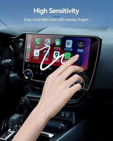 Lexus NX 350 Screen Protector for 2026 2025 2024 2023 2022 Lexus NX250/NX350/NX350h/NX450h+ Accessories 9H Tempered Glass GPS Navigation Touchscreen Protector HD Clear- 14 inch in Saudi Arabia