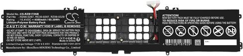 بطارية بديلة 4500 مللي أمبير في الساعة لـ Blade 17 QHD 165HZ RTX 3070(20 RZ09-0406CE63-R3B1 Blade Pro 17 RTX 2080 Max Q (15.4 فولت) in Kuwait