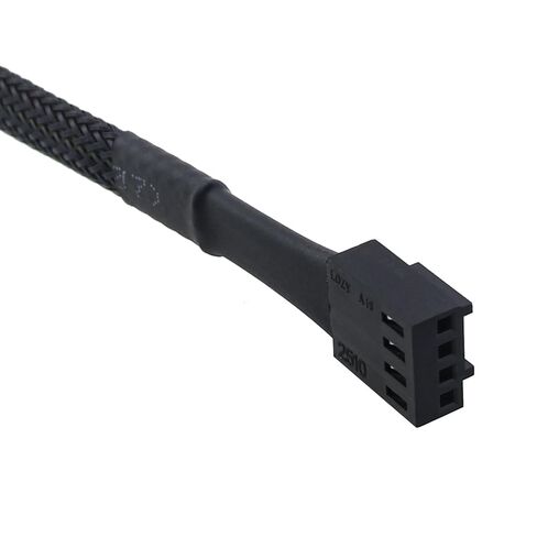 2PCS 1 to 5 PWM PC Case Fan Hub 1 Channel to 5 Channels Self Adhesive Electronic Power Extension Cable for PC CPU Motherboard Cooling Case 40cm Black in Saudi Arabia