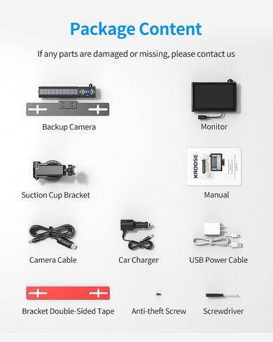 Solar Wireless Backup Camera with 1080P Monitor 2 Min Easy Install in Saudi Arabia