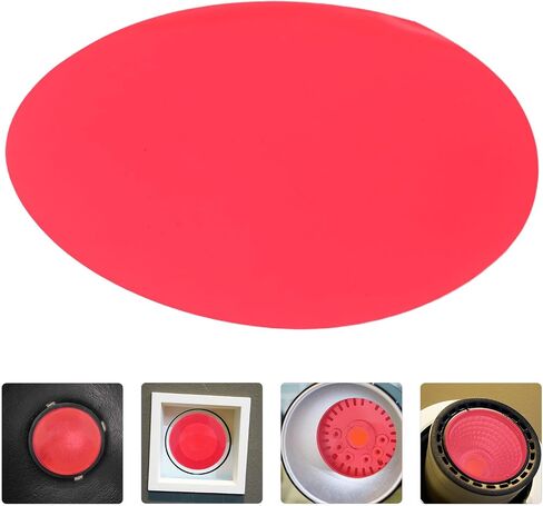 25pcs Red PET Light Filter Film Sheets for Downlights Xmas in Kuwait