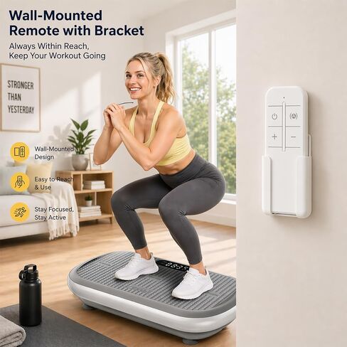 Replacement Remote Control Compatible with MERACH CV30 Pro, CV30, CV40 Vibration Platform Exercise Machine, with Holder in Kuwait