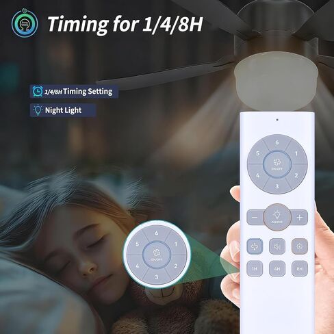 Replacement Remote Control for Dreo Smart Ceiling Fan with Lights, Compatible Models DR-HCF005S DR-HCF004S DR-HCF003S DR-HCF001 CLF521S CLF521 CLF513, Support 6 Speeds, 3 Fan Mode, Dimmable etc in Saudi Arabia
