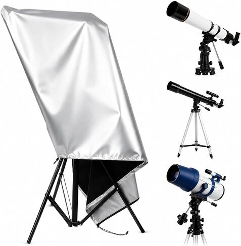 Outdoor Telescope Cover for Tele Vue TV-85 1998-Present, Water-Resistant Oxford Fabric with Drawstring, Helps Shield from Dust, Light Rain & Sun Exposure in Kuwait