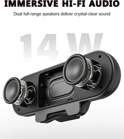 Computer Speakers for Desktop PC,USB-C/A Monitor Speakers with 2 EQ Modes in Saudi Arabia