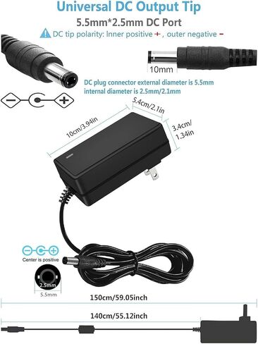 DC 24V 2A Power Supply 24W AC/DC Adapter in Saudi Arabia