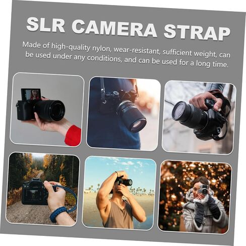 Polyester Woven Faux Leather Camera Strap Sling Belt, Red Shoulder and Neck Strap for Travel and Photography Use in Kuwait