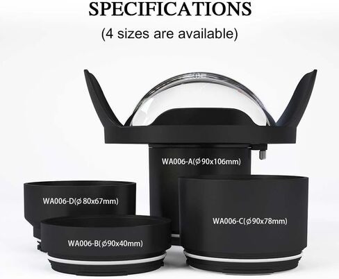 Seafrogs WA006-A Optical Glass 8 Inch Dome Port for Underwater Housing in Saudi Arabia