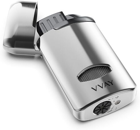 VVAY Jet Flame Lighter,Windproof Troch Lighter,Butane Gas Refillable for Men Gift-Butane Without in Saudi Arabia