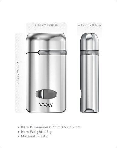 VVAY Jet Flame Lighter,Windproof Troch Lighter,Butane Gas Refillable for Men Gift-Butane Without in Saudi Arabia