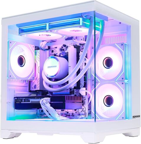 Gaming PC Desktop, AMD Ryzen 5 9600X, GeForce RTX 5070 12GB, 16GB DDR5 RAM, 1TB PCIe SSD, 650W PSU, Windows 11, Prebuilt Computer, 240mm AIO & Software Controlled ARGB Fans, Black in Saudi Arabia